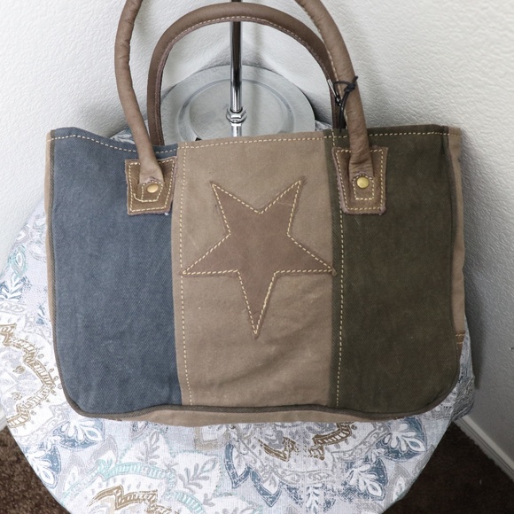 🆕Myra Bag STAR CANVAS Handbag Vintage Bag Women - Picture 5 of 7